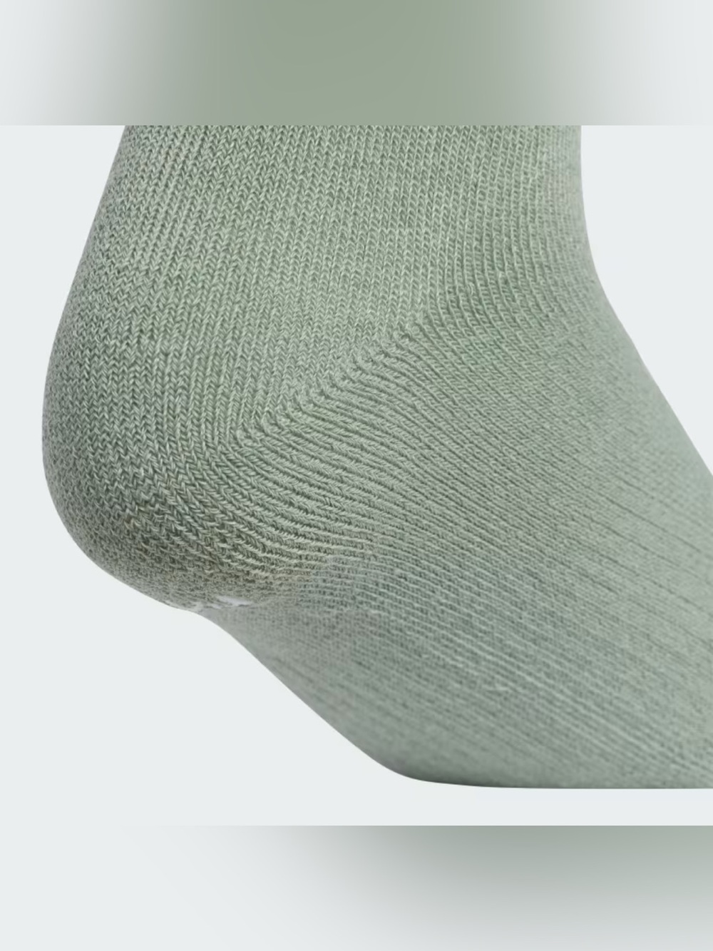 adidas Crew Socks 6-Pack in Sage Green and Pink - Picture 4 of 5
